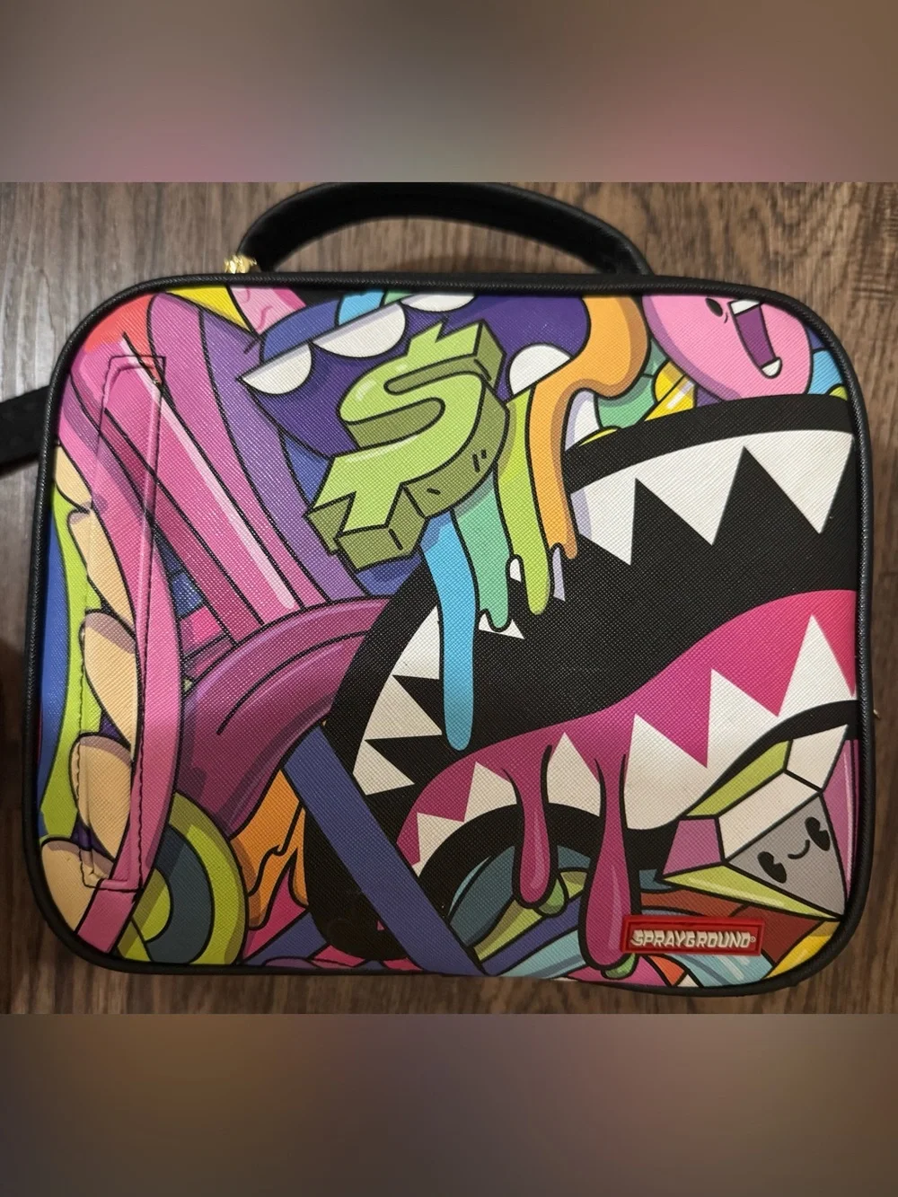 Sprayground Limited Edition Unisex Trippin Daily DLXSV Backpack & Lunchbox Set